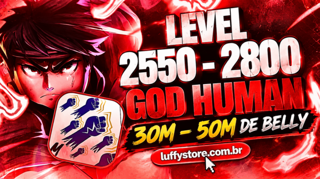 💵30M Lv2550 GodHuman BLOX FRUITS